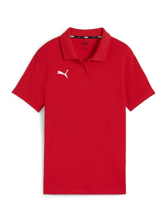 teamGOAL Casuals Polo Wmn – červená dámská polokošile
