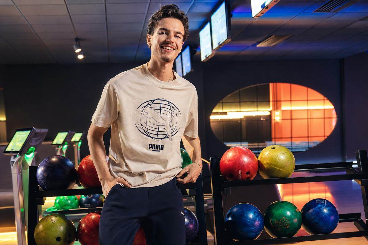 Puma s logem firmy — reklamní textil Reda