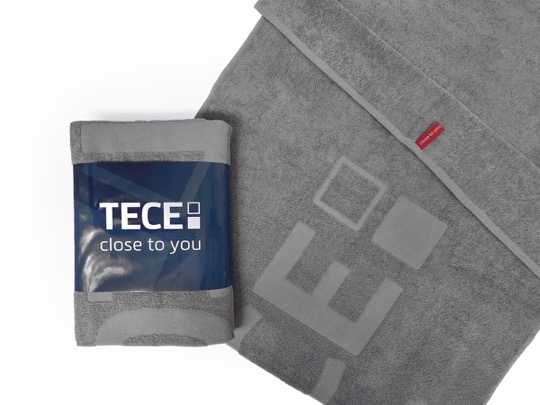 Osuška s plastickým vetkáváním – Tece high-low